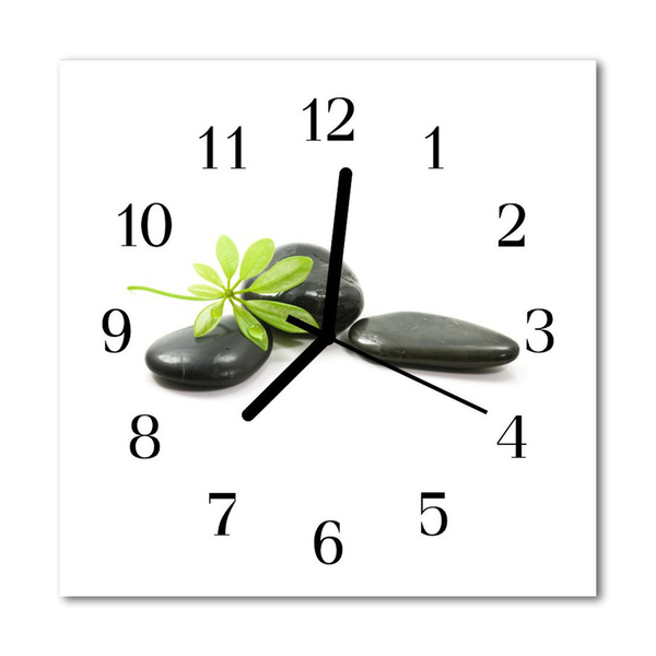 Horloge murale en verre Noyaux