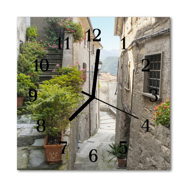 Horloge murale en verre Grèce