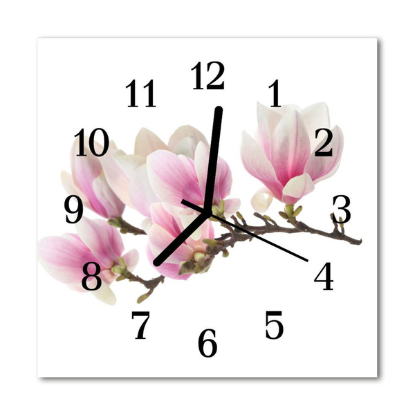 Horloge murale en verre Magnolia