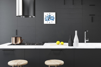 Horloge murale en verre Glace