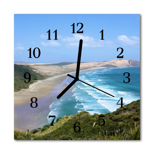 Horloge murale en verre Côte