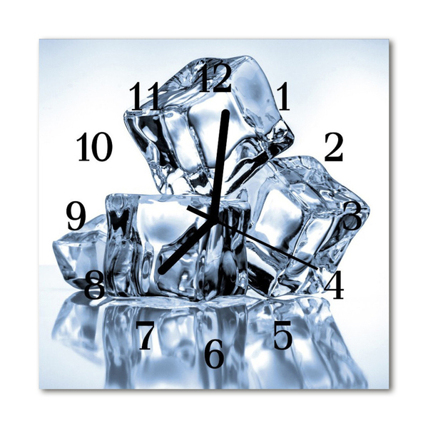 Horloge murale en verre Glace