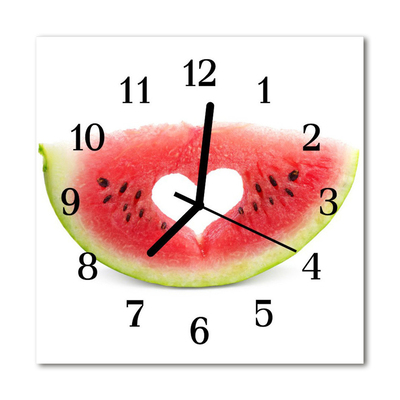 Horloge murale en verre Melon d'eau