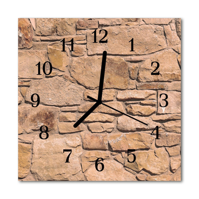 Horloge murale en verre Noyaux