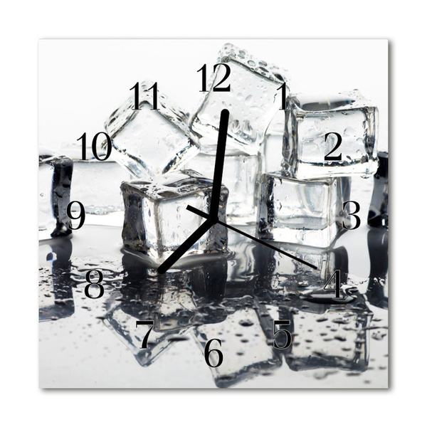 Horloge murale en verre Glace