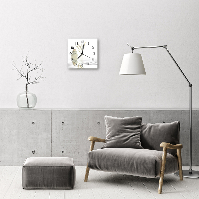 Horloge murale en verre Noyaux