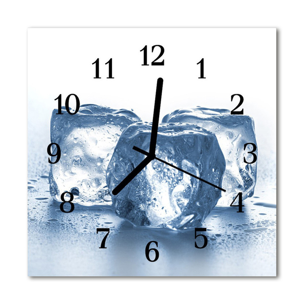 Horloge murale en verre Glace