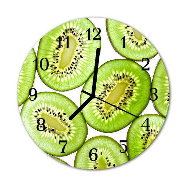 Horloge murale en verre Kiwi