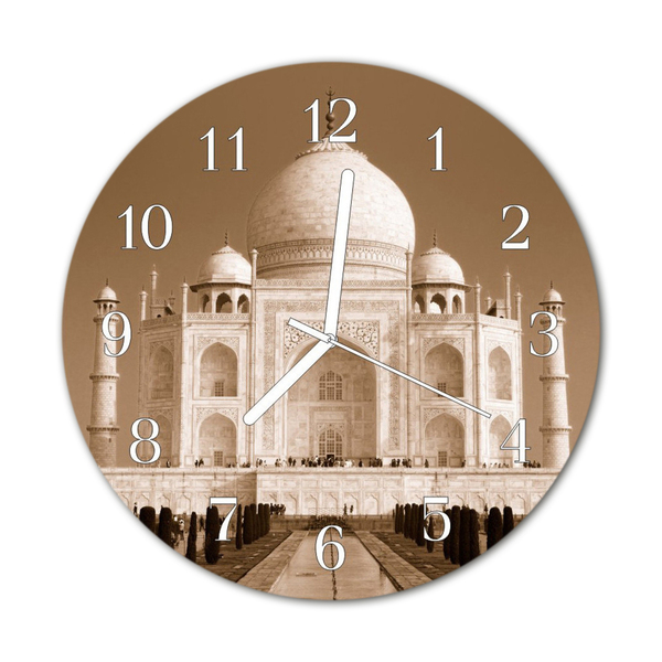 Horloge murale en verre Taj mahal