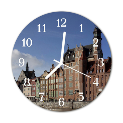 Horloge murale en verre Dantzig