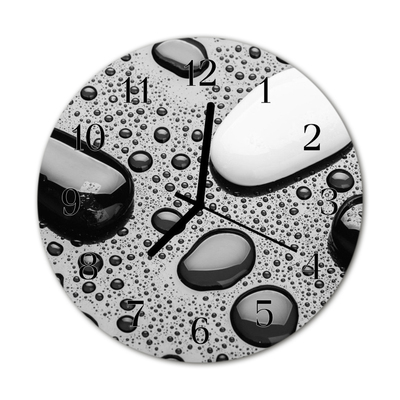 Horloge murale en verre Noyaux
