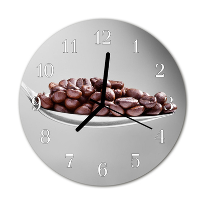 Horloge murale en verre Cuillère de café