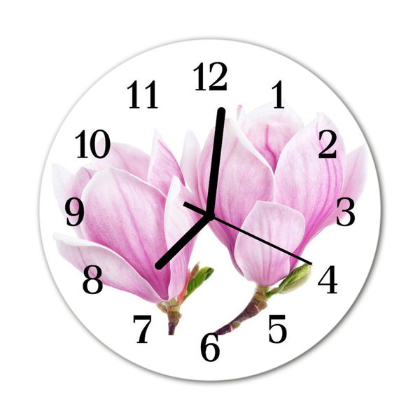 Horloge murale en verre Magnolia