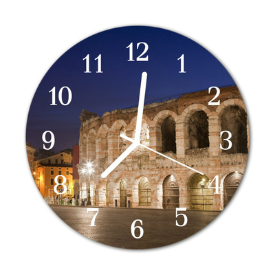 Horloge murale en verre Veilleuse