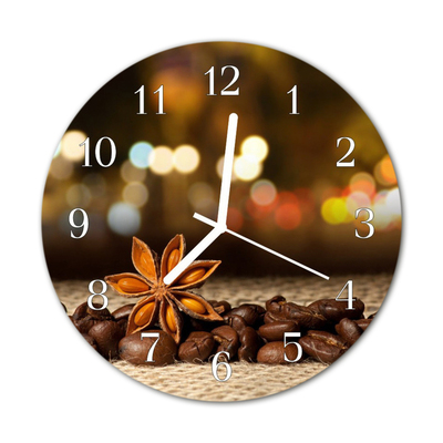 Horloge murale en verre Anis