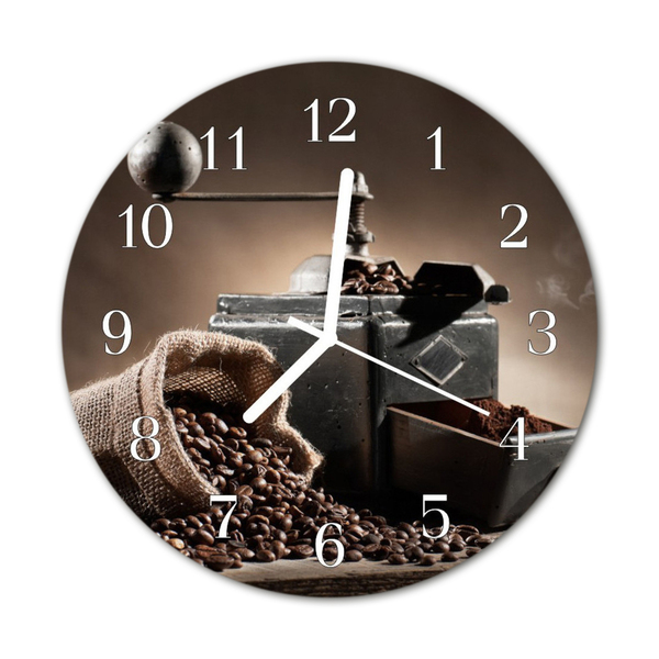 Horloge murale en verre Moulin