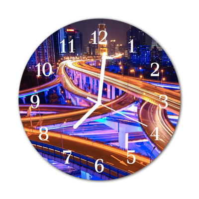 Horloge murale en verre Autopont