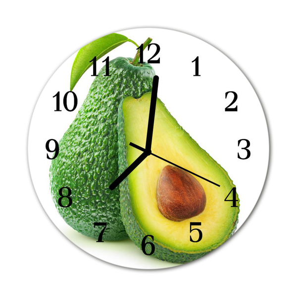 Horloge murale en verre Avocat