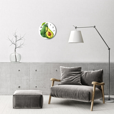 Horloge murale en verre Avocat