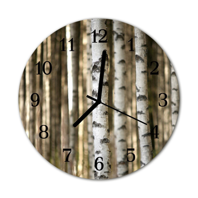 Horloge murale en verre Birken