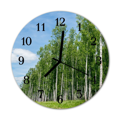 Horloge murale en verre Birken