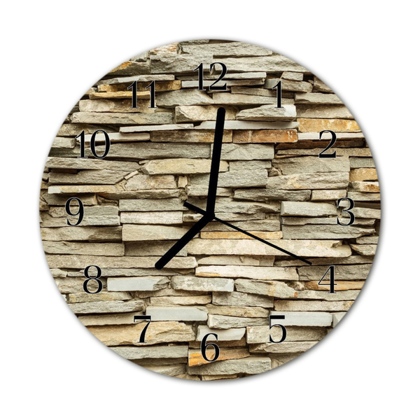 Horloge murale en verre Noyaux