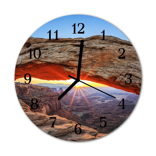 Horloge murale en verre Grand canyon