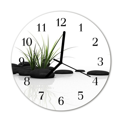 Horloge murale en verre Noyaux