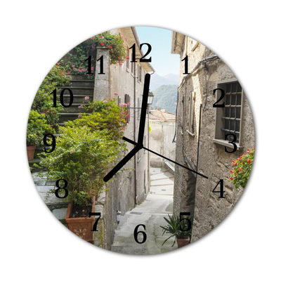 Horloge murale en verre Grèce