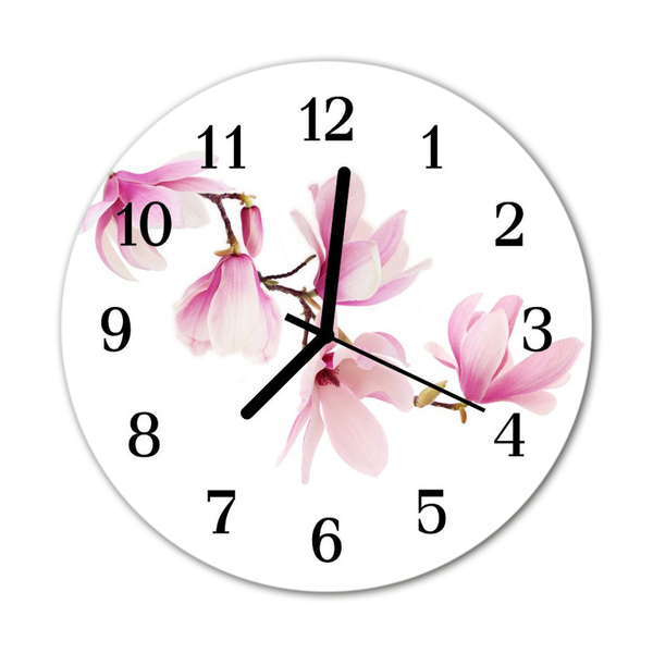 Horloge murale en verre Magnolia