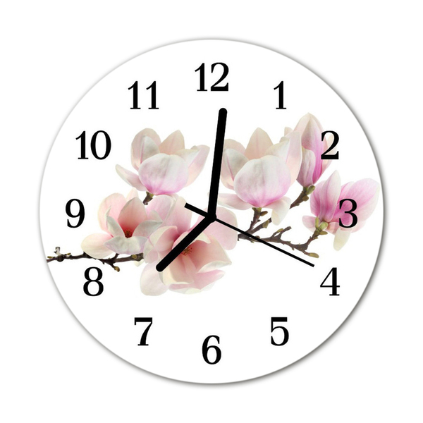 Horloge murale en verre Magnolia