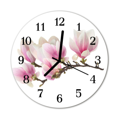 Horloge murale en verre Magnolia