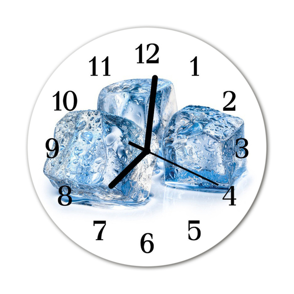 Horloge murale en verre Glace