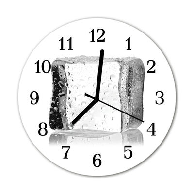 Horloge murale en verre Glace