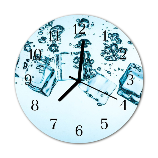 Horloge murale en verre Glace