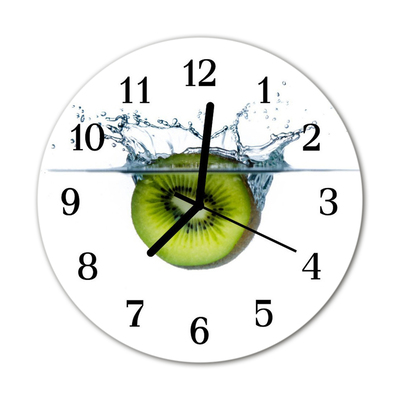 Horloge murale en verre Kiwi