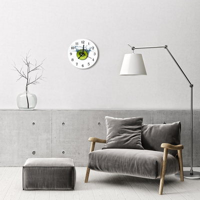 Horloge murale en verre Kiwi