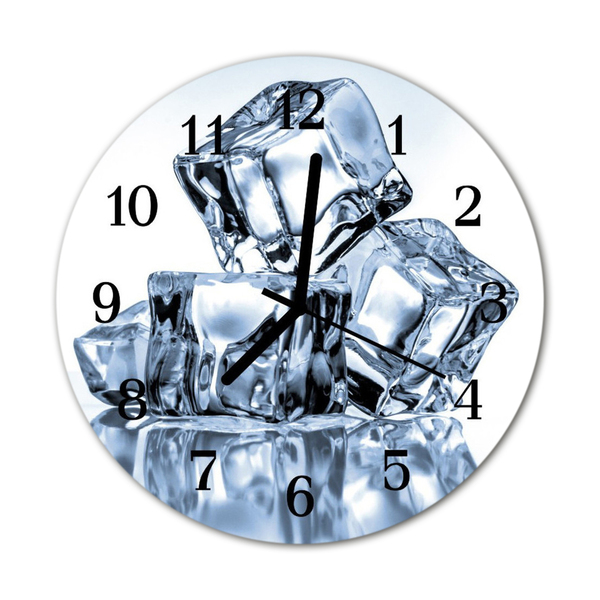 Horloge murale en verre Glace