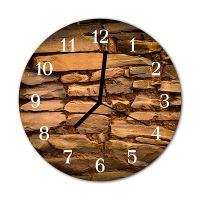 Horloge murale en verre Noyaux