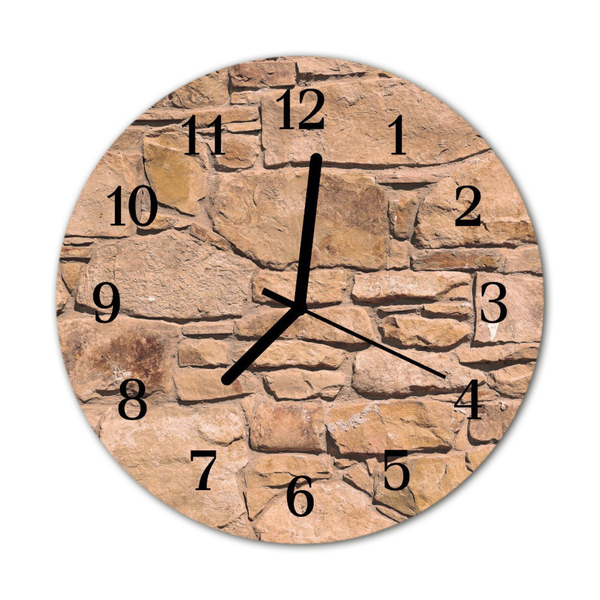 Horloge murale en verre Noyaux