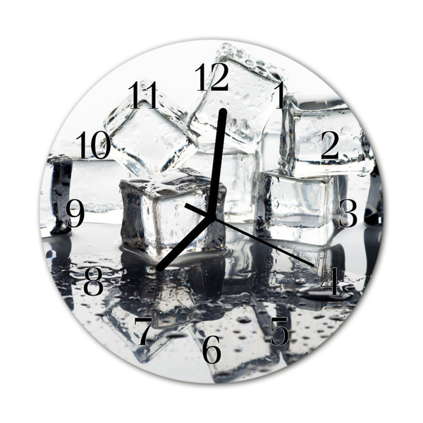 Horloge murale en verre Glace