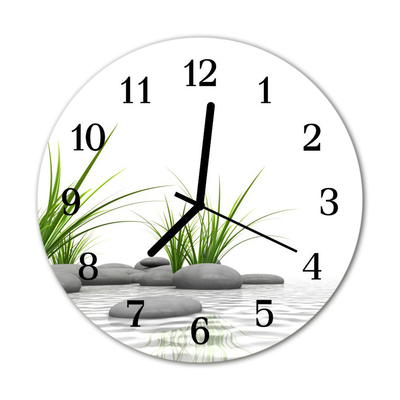 Horloge murale en verre Noyaux