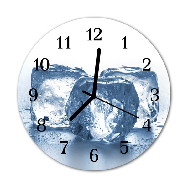 Horloge murale en verre Glace