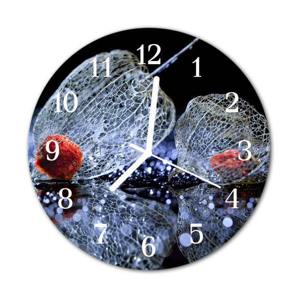 Horloge murale en verre Art