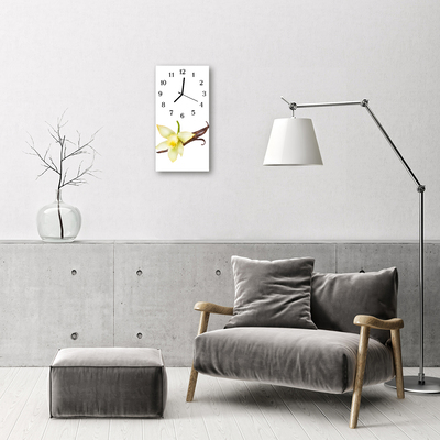 Horloge murale en verre Lis