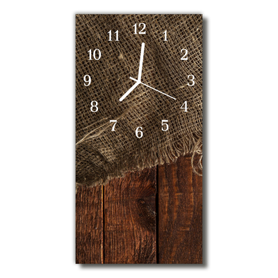 Horloge murale en verre Motif