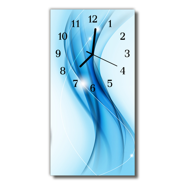 Horloge murale en verre Motif