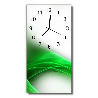 Horloge murale en verre Motif