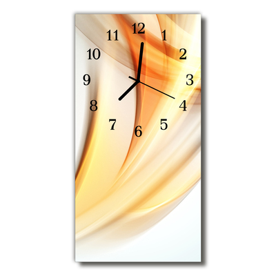 Horloge murale en verre Motif