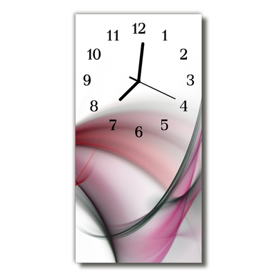 Horloge murale en verre Motif